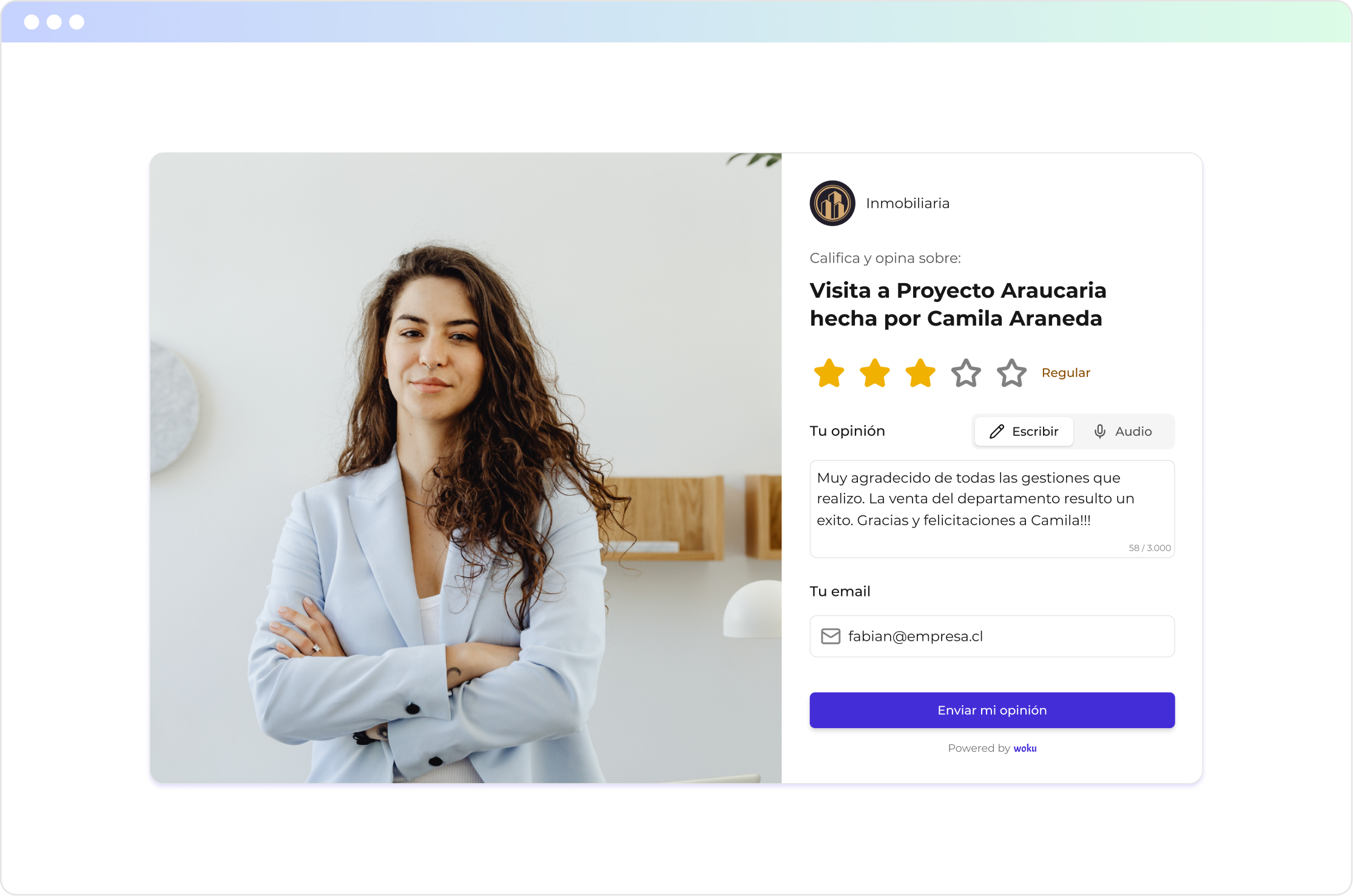 Paso 2: Clientes califican la propiedad